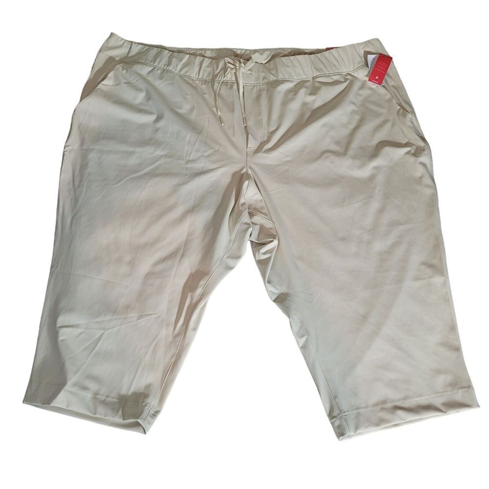 LIVI Lane Bryant Capri Trouser Women's Size 34/36 Cropped Pants Beige NEW‎